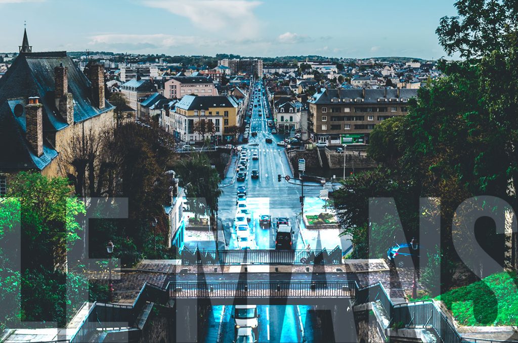 vue de la ville du Mans